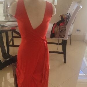 See You Monday Vibrant Red Backless Dress
